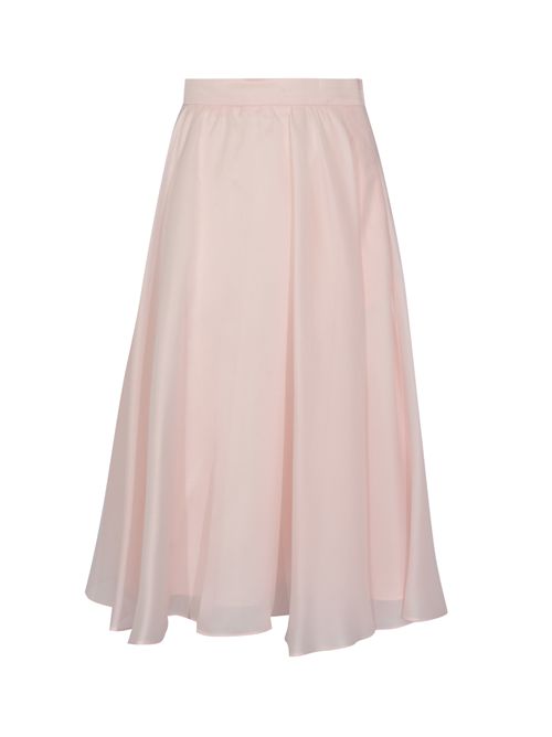 Gonna a ruota MSECALLE in organza di seta Rosa MAX MARA STUDIO | 2616101023600002